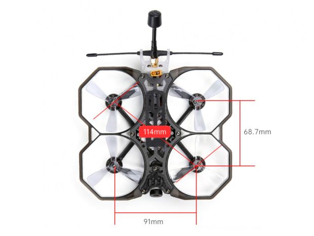 Квадрокоптер iFlight ProTek25 CineWhoop 4S з цифровою відеосистемою Vista (PNP), Світлина 5