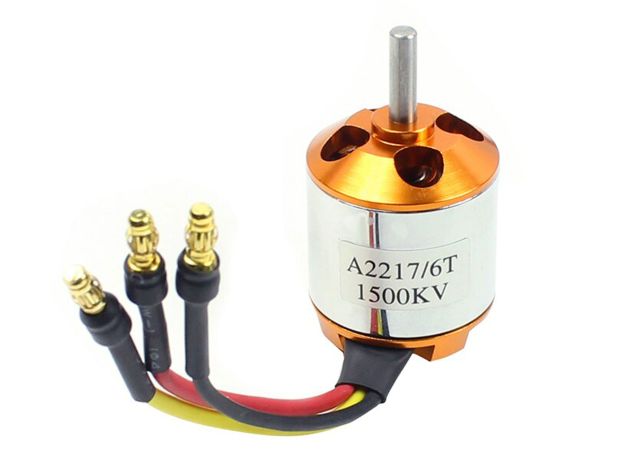 Двигун безколекторний A2217/6T-1500kv, Світлина 1