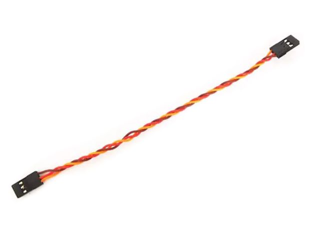 Перехідник сплетений JR (Male-Male) 26AWG 10см, Світлина 1