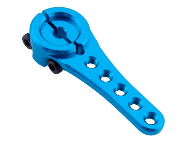 Алюмінієва качалка 25Т 46мм для сервомеханізмів (синя), Світлина 1