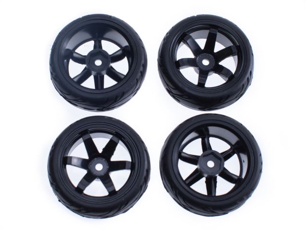 Комплект коліс 1/10 On Road RC Car Wheels 4шт, Світлина 1