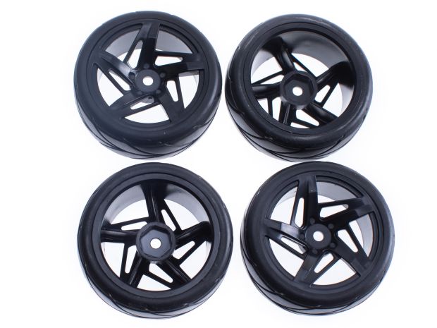Комплект коліс 1/10 On Road RC Car Wheels 4шт, Світлина 1