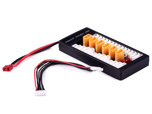 Плата паралельної зарядки і балансування акумуляторів XT60 (Т-конектор до зарядки), Фото 4