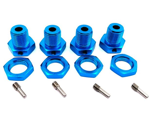 Алюмінієвий шестигранний адаптер 17мм (4шт), Світлина 1