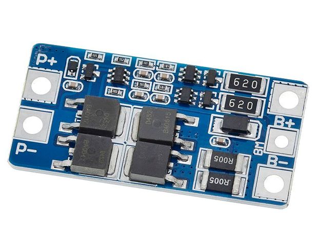 Модуль BMS для контролю заряду/розряду 2S 18650 Li-Ion акумуляторів (10A), Світлина 1
