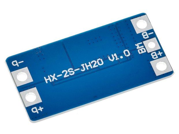Модуль BMS для контролю заряду/розряду 2S 18650 Li-Ion акумуляторів (10A), Світлина 2