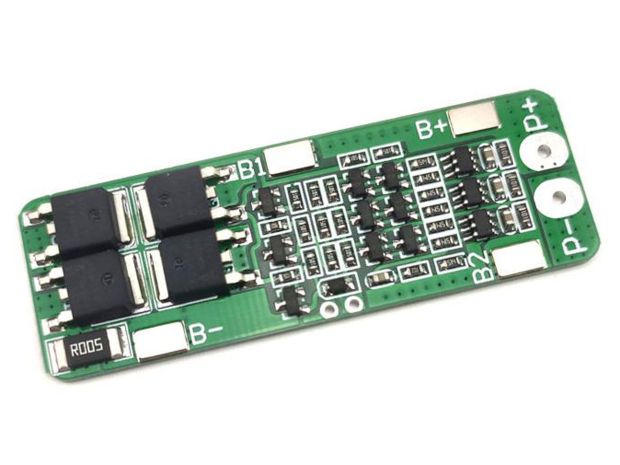 Модуль BMS для контролю заряду/розряду 3S 18650 Li-Ion акумуляторів (20A), Світлина 1