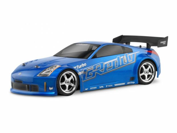 Корпус Nissan 350Z Greddy 1/10 (HPI 17518) прозорий, Фото 1