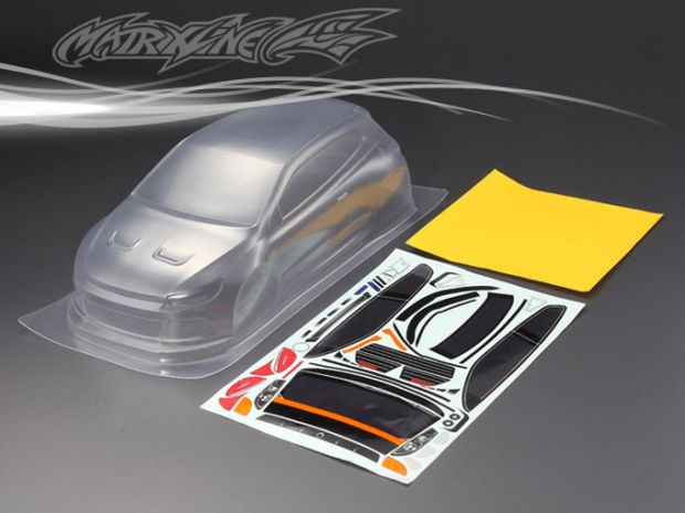 Корпус Volkswagen Scirocco 1/10 прозорий, Світлина 3