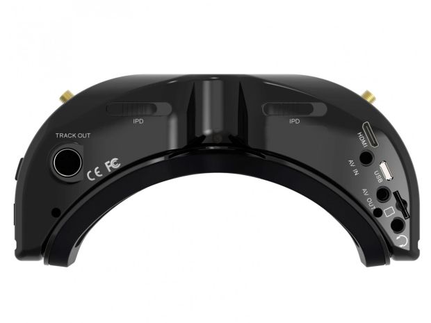 Окуляри Skyzone SKY02O OLED FPV (чорні), Фото 3
