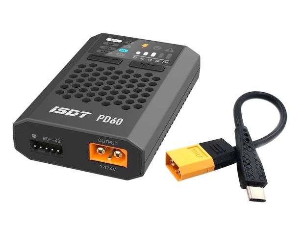 Зарядний пристрій iSDT PD60 USB-C 60W 6A, Фото 4