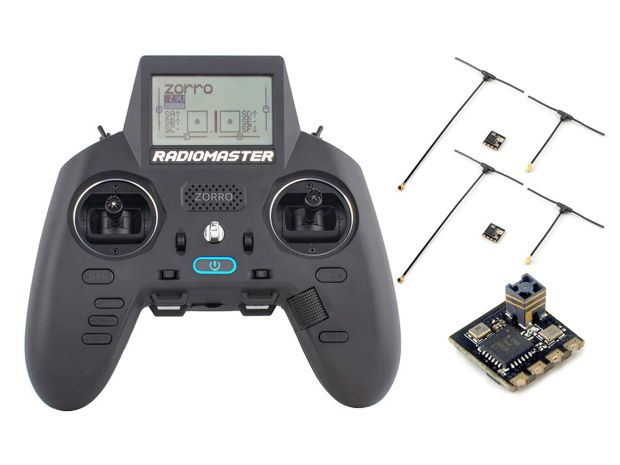 Радіоапаратура RadioMaster Zorro ELRS Starter Set (+3 приймачі), Світлина 1