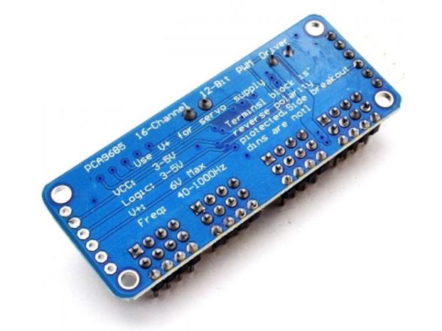 Модуль PCA9685 16-канальний з I2C інтерфейсом 12-bit PWM, Фото 2