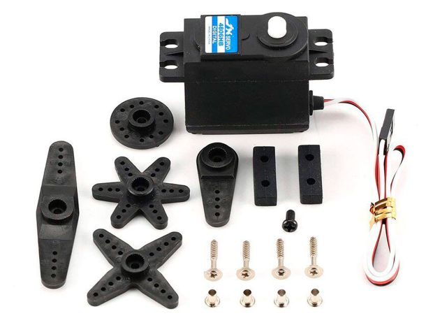 Сервомеханізм цифровий JX PDI-4806HB 48.5g/5.56kg/0.14sec (4.8В), Фото 2