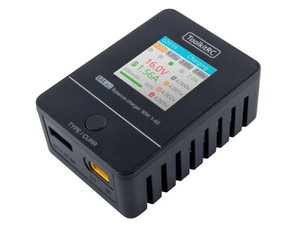 Зарядний пристрій ToolkitRC M4AC 30W 2.5A (XT30), Фото 1