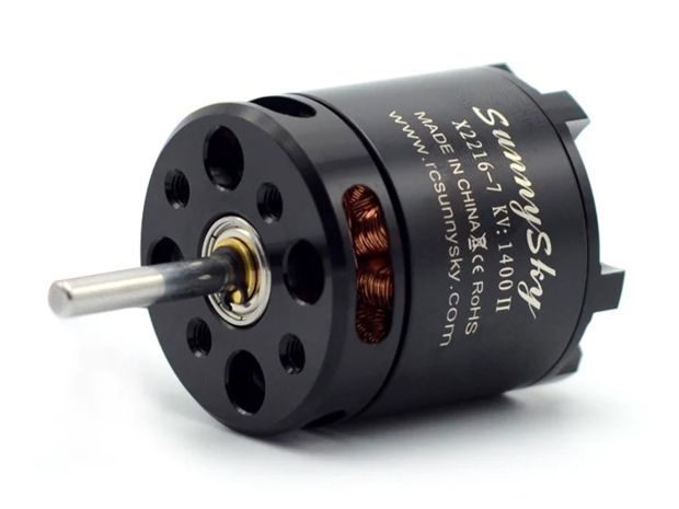 Двигун безколекторний SunnySky X2212-980kv V2 (довгий вал), Світлина 1