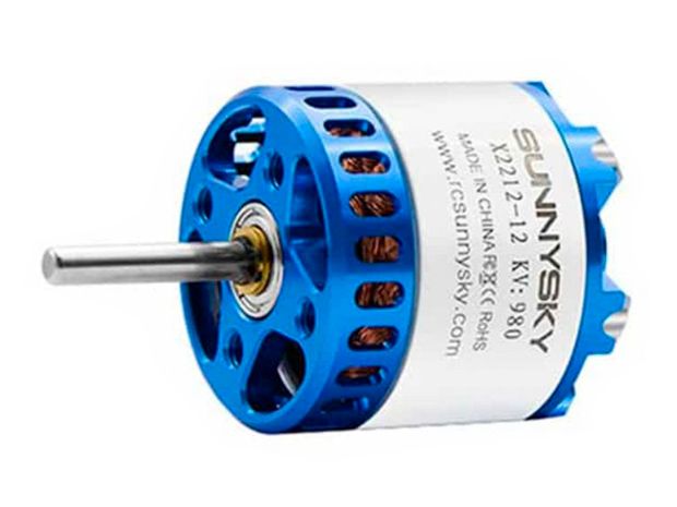 Двигун безколекторний SunnySky X2212-980kv V3 (довгий вал), Світлина 1