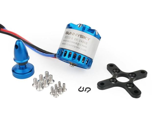 Двигун безколекторний SunnySky X2212-1400kv V3 (довгий вал), Світлина 4