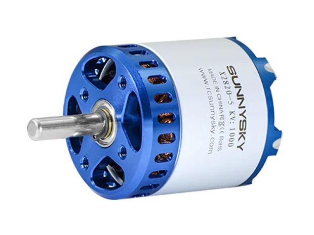Двигун безколекторний SunnySky X2820-1000kv V3 (довгий вал), Світлина 1