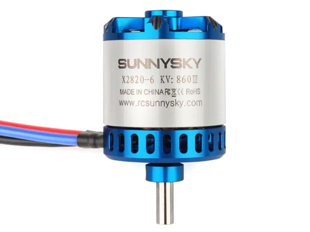 Двигун безколекторний SunnySky X2820-1000kv V3 (довгий вал), Світлина 3