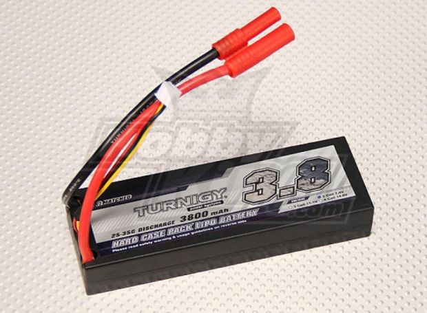 Акумулятор Turnigy 3800mAh 2S1P 7.4v 25C hardcase pack, Фото 1