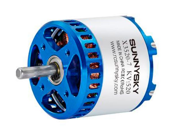Двигун безколекторний SunnySky X3520-780kv V3 (довгий вал), Світлина 1