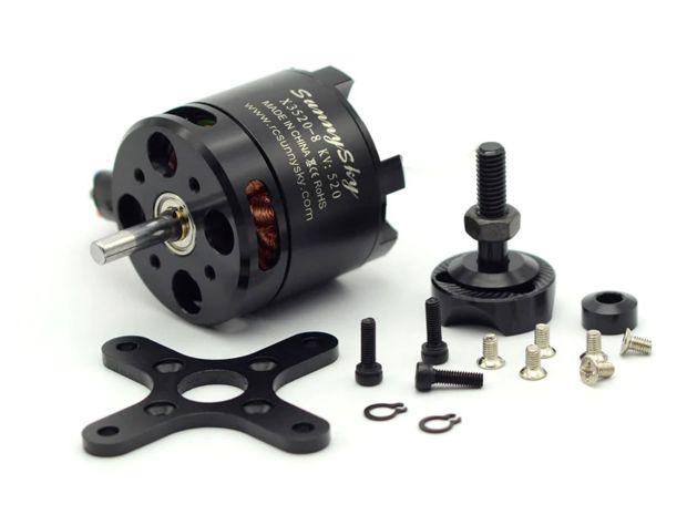 Двигун безколекторний SunnySky X3520-720kv V2 (довгий вал), Світлина 3