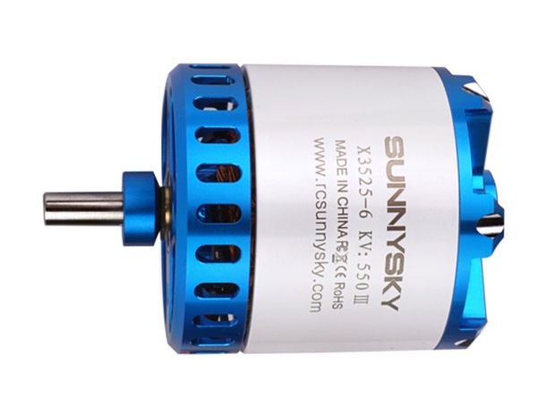 Двигун безколекторний SunnySky X3525-650kv V3 (довгий вал), Світлина 1