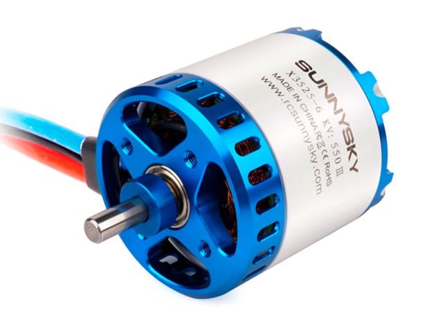 Двигун безколекторний SunnySky X3525-650kv V3 (довгий вал), Світлина 2