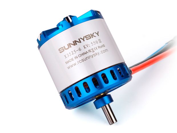 Двигун безколекторний SunnySky X3525-650kv V3 (довгий вал), Світлина 4