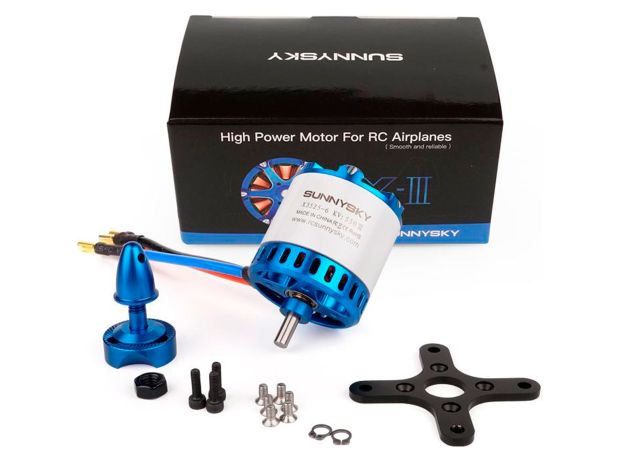 Двигун безколекторний SunnySky X3525-650kv V3 (довгий вал), Світлина 5