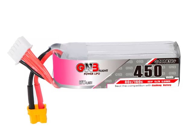 Акумулятор Gaoneng GNB HV 450mAh 4S 80C, Світлина 1