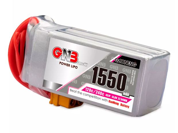 Акумулятор Gaoneng GNB 1550mAh 4S 120C, Фото 2