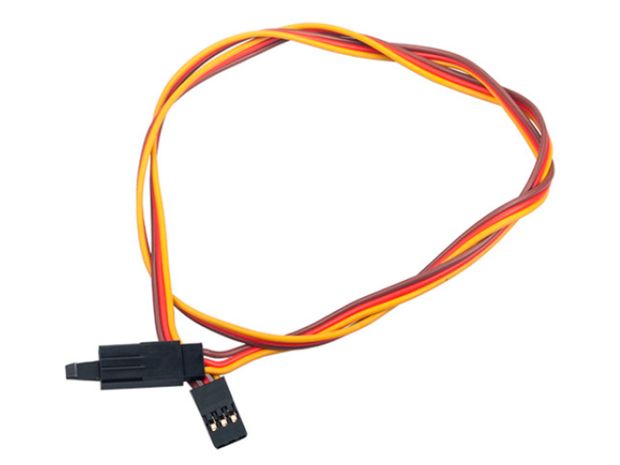 Подовжувач для сервомеханізмів з фіксатором JR 26AWG 30см , Світлина 1