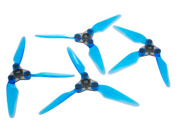 Комплект складних пропелерів для квадрокоптера Dalprop Fold V2 F5 (Crystal Blue), Фото 1