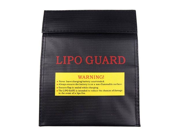 Протипожежний пакет для LiPo акумуляторів 23х30см (чорний), Світлина 1
