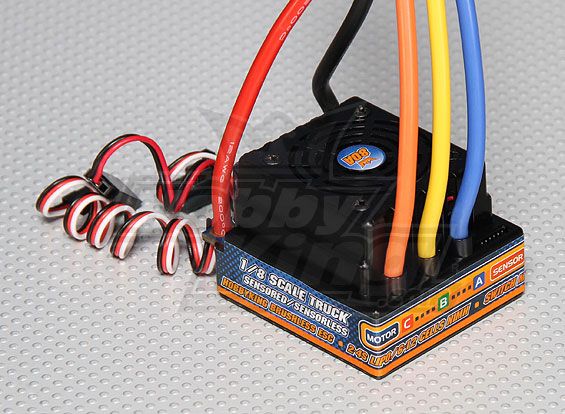 Регулятор автомодельний HobbyKing 80A (1:8/1:5), Світлина 2