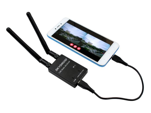 Відеоприймач Skydroid OTG Dual Antenna 5.8GHz для Android, Фото 2