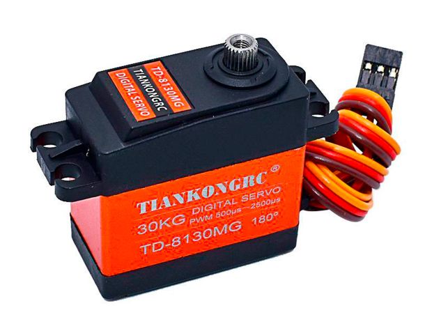 Сервомеханізм цифровий TiankongRC TD-8130MG 60g/28.5kg/0.26sec (180°), Світлина 1