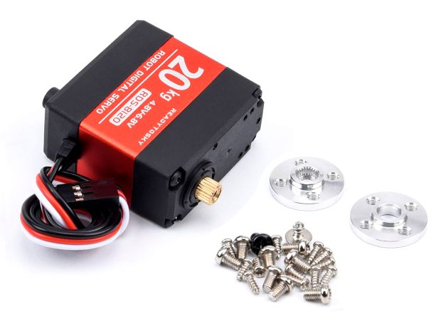 Сервомеханізм цифровий Readytosky RDS-8120 66g/20.5kg/0.24sec (180°), Світлина 4