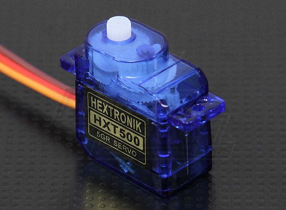 Сервомеханізм аналоговий Hextronik HXT500 5g/0.6kg/0.12sec (4.8В), Світлина 1