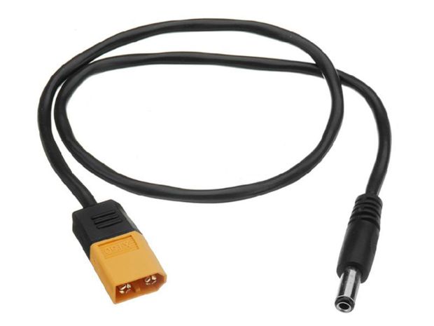 Перехідник з XT60 (папа) на DC 2.5х5.5мм (папа), Світлина 1