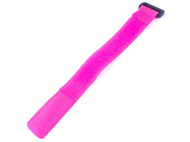 Ремінець (30см) для фіксації акумулятора на липучці (рожевий), Світлина 1