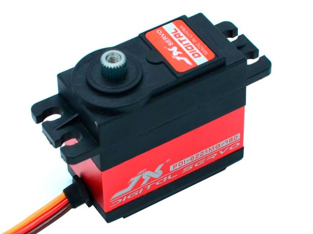 Сервомеханізм цифровий JX PDI-6221MG-180 62g/17.2kg/0.18sec (4.8В), Світлина 1