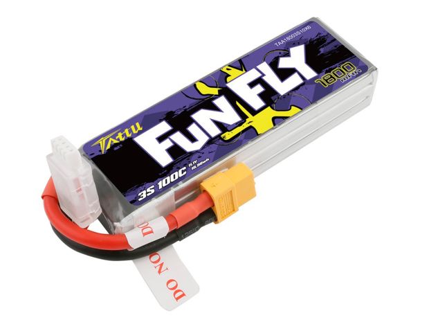 Акумулятор TATTU FunFly 1800mAh 3S 100C, Фото 2