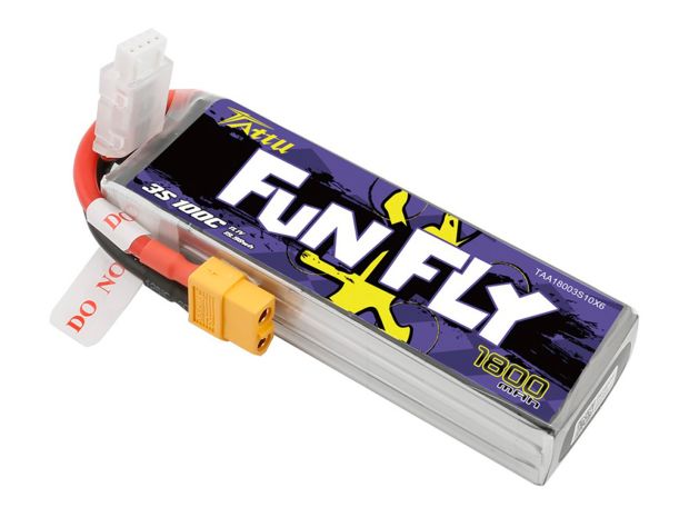 Акумулятор TATTU FunFly 1800mAh 3S 100C, Фото 3