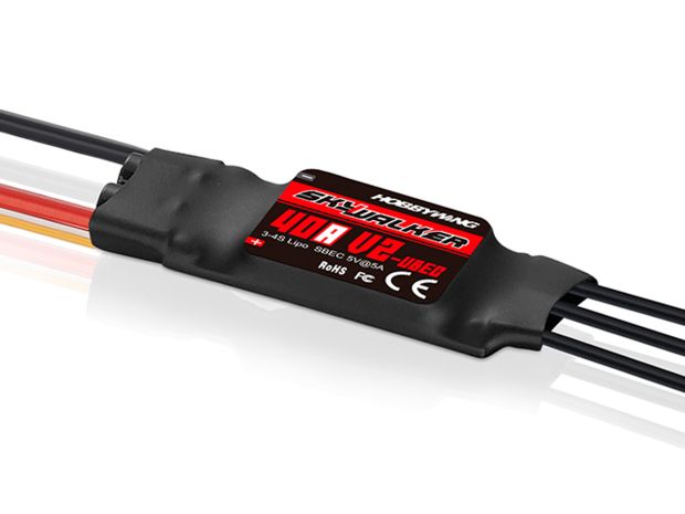 Регулятор безколекторний Hobbywing SkyWalker V2 40A, Світлина 1