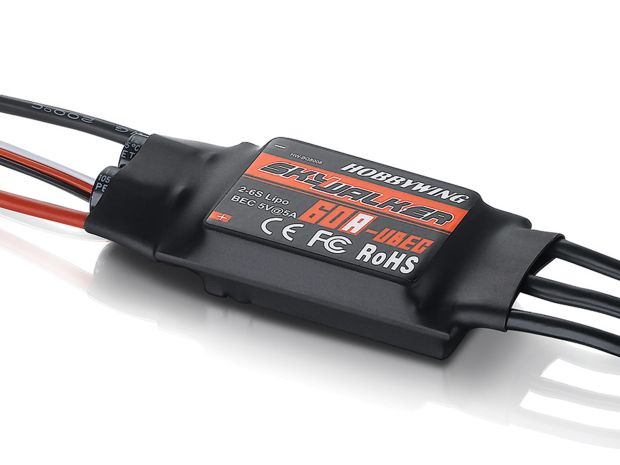 Регулятор безколекторний Hobbywing SkyWalker V2 60A, Світлина 1