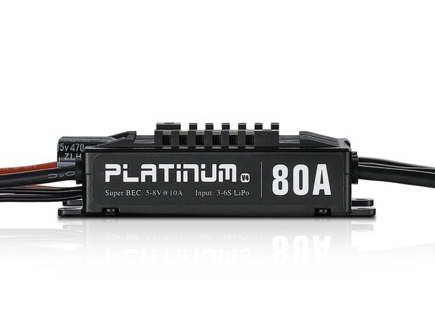 Регулятор безколекторний Hobbywing Platinum 80A V4, Фото 2
