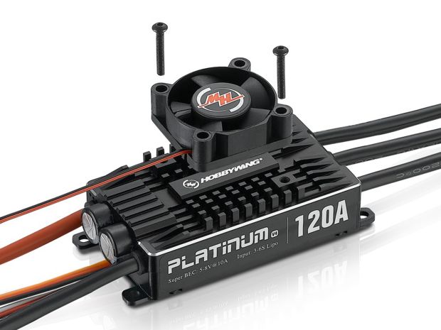 Регулятор безколекторний Hobbywing Platinum 120A V4, Фото 2